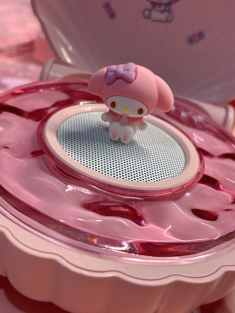 Preorder My melody bluetooth shell speaker (Category: Soundbars, Speakers & Amplifiers) located in Paranaque City. Submitted by mymelotea (Listing ID 1338103000, Image 2). Description: My melody Bluetooth shell speaker Preorder - P950 With complete box and accessories (cable, melody figure, extra stickers) 📌 Rizal Gcash / Lalamove.