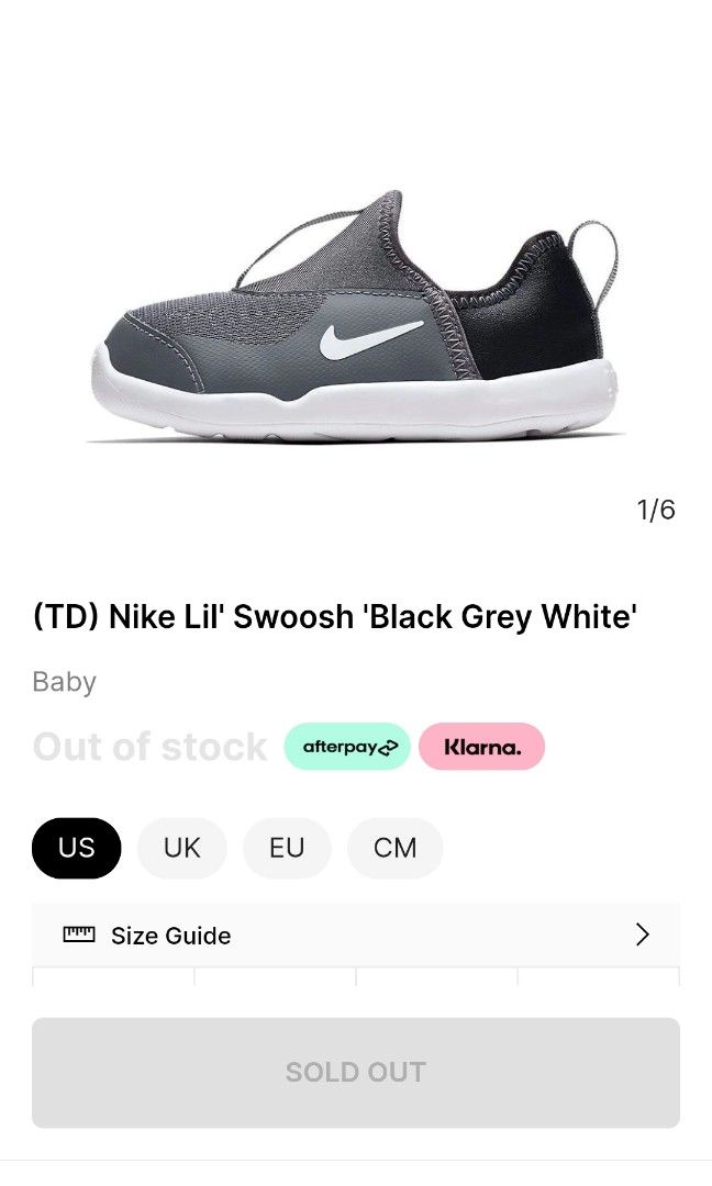 Lil swoosh on sale