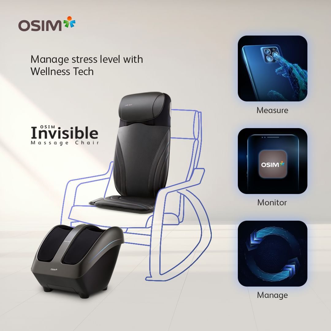 OSIM IMC portable massage chair, Health Nutrition, Massage