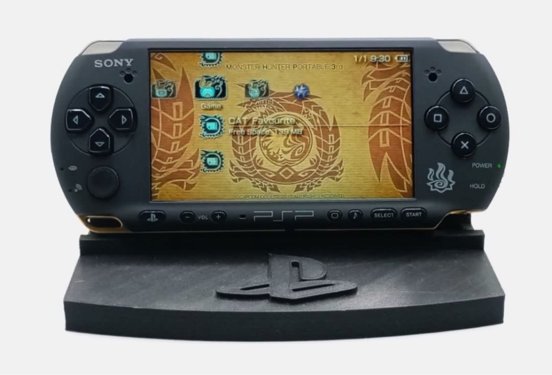 Psp 3000 Modde PSP 3000 Modded (Monster Hunter Version), Video Gaming, Video Game ...
