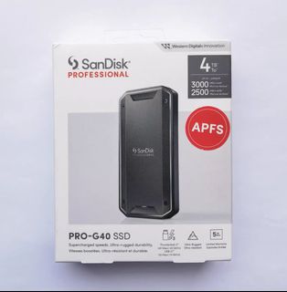SanDisk PRO-G40 SSD 4TB 未開封 SanDisk PRO-G40 SSD 4TB 未開封 SanDisk Professional PRO-G40 SSD