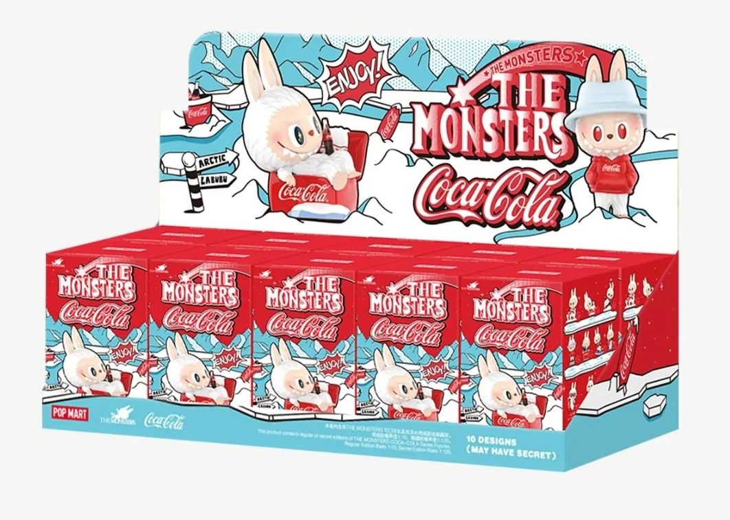 THE MONSTERS COCA-COLA SERIES-Vinyl Face Blind Box - POP MART (Canada)