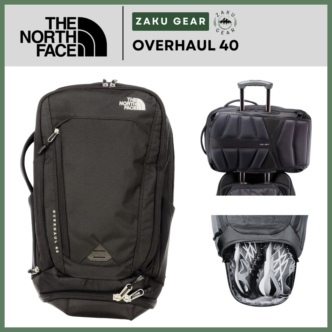 The North Face Overhaul 40 40 Litre Backpack 17 Inch Laptop For Office Outdoor Travel Water Resistant