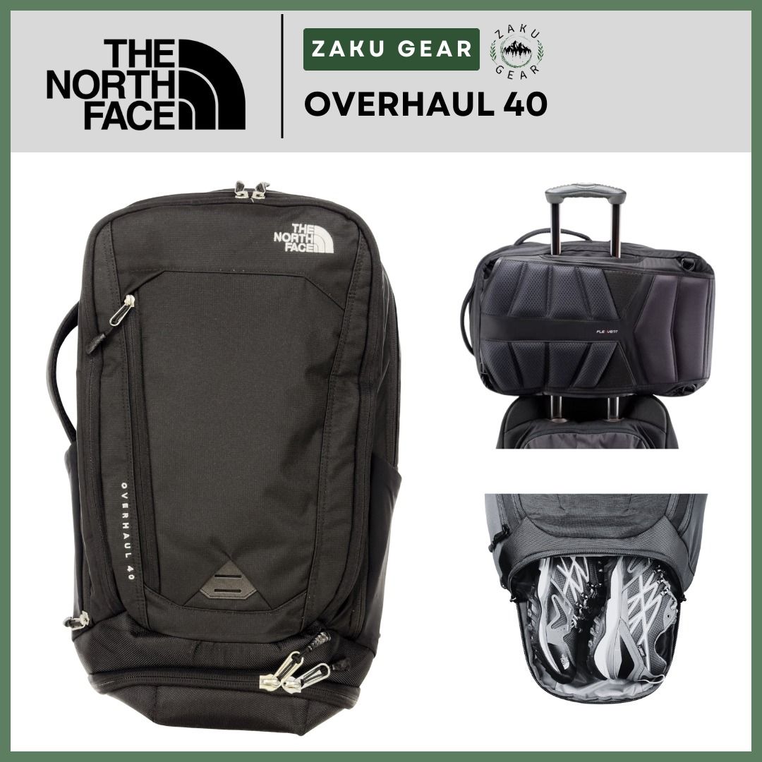 The North Face Overhaul 40 40 Litre Backpack 17 Inch Laptop For Office Outdoor Travel Water Resistant
