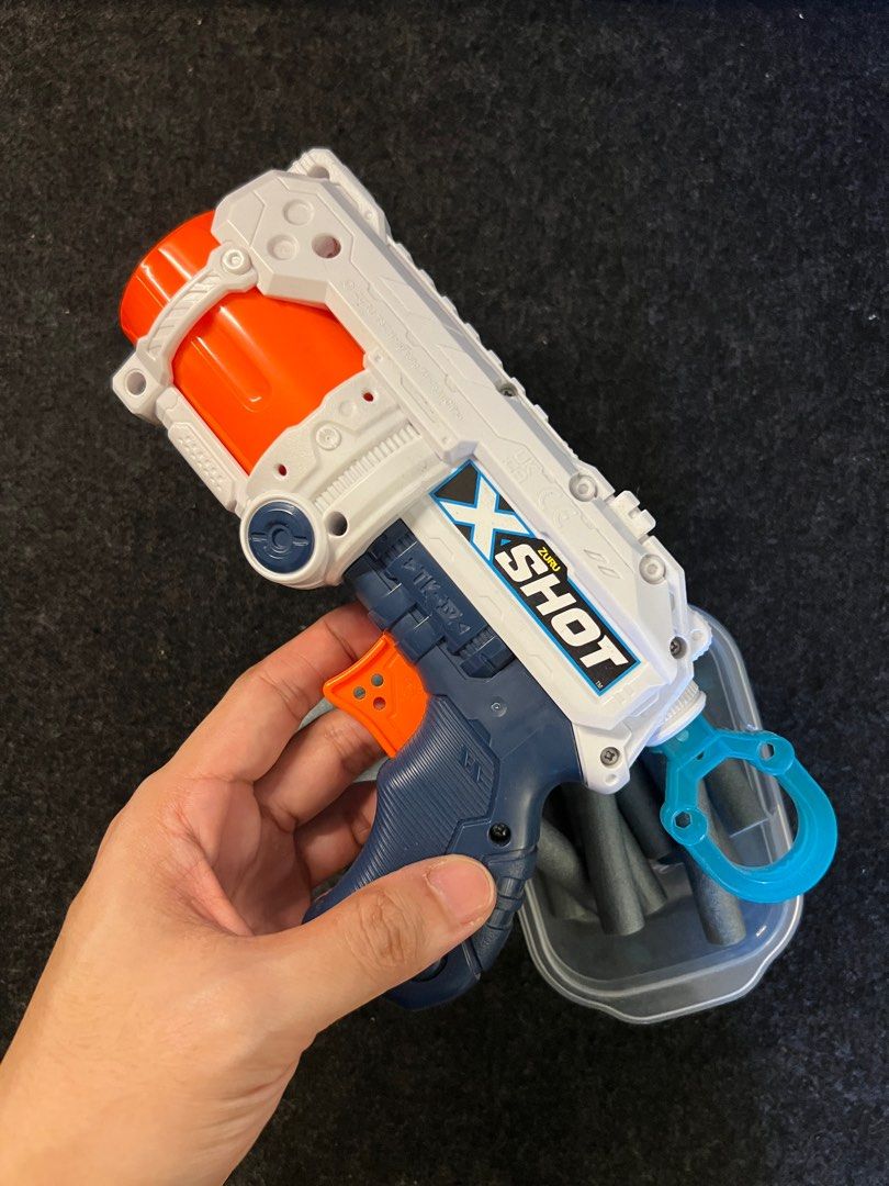 Zuru X Shot toy gun (Category: Action & Battle Toys) located in Muntinlupa City. Submitted by junkgoodies (Listing ID 1337953317, Image 3). Description: We are migrating, and we can’t bring all our stuff, so we have to sell most of it. — - What you see is what you get. - No box.