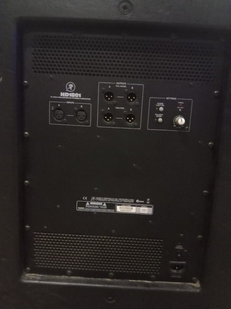 Mackie hd1801 Active Subwoofer 18