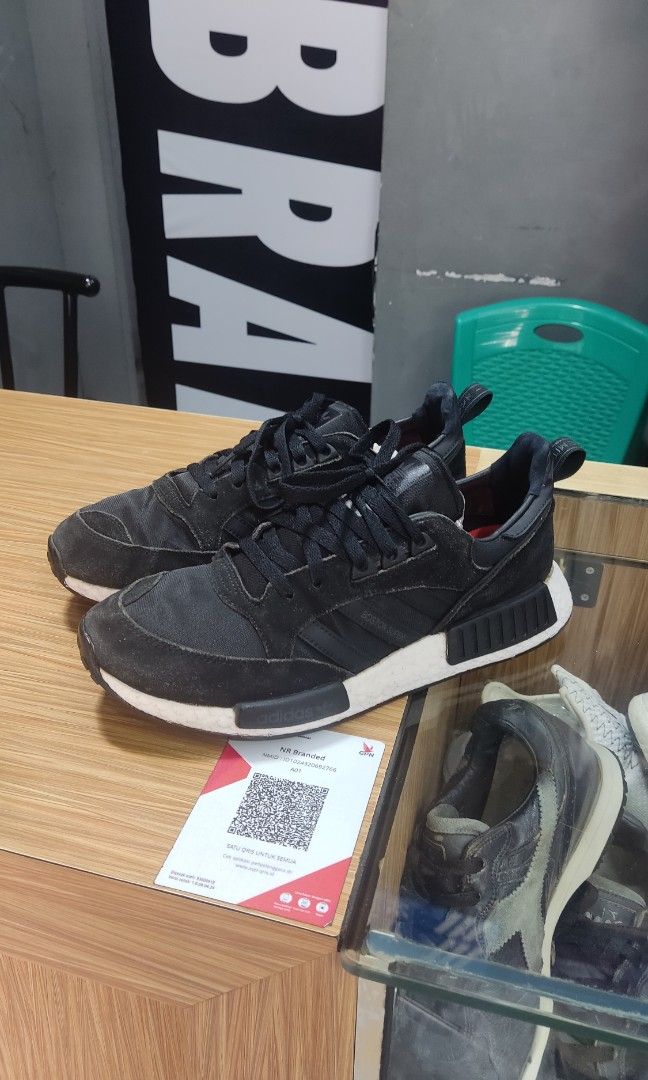 Adidas Nmd R1 Boston Superxr1 Shoes Black Sneakers Sepatu Adidas