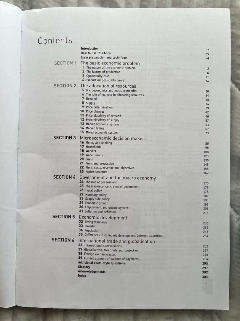 Cambridge IGCSE and O Level Economics second edition copy book, Hobbies ...
