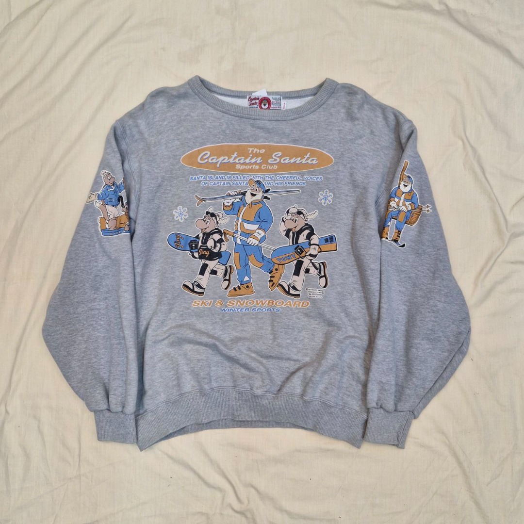 Captain Santa Sweatshirt Men s Fashion Tops Sets Hoodies on Carousell