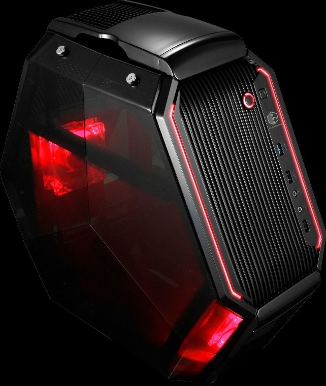 Casing PC CPU CUBE GAMING HEXAG - Unique Design - MATX - Acrylic ...