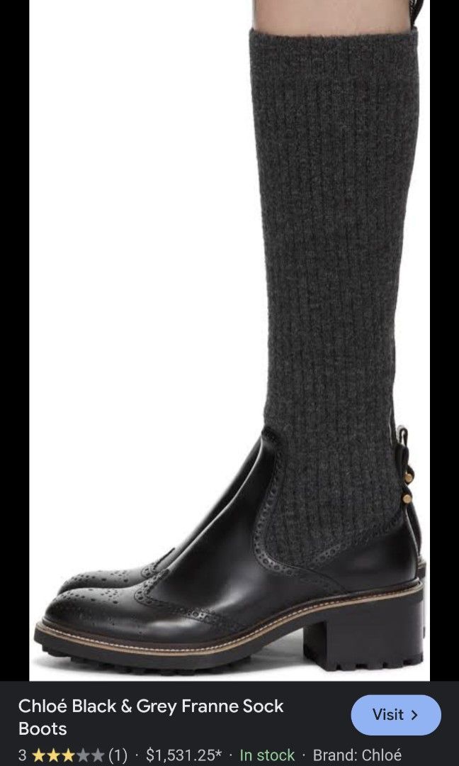 Chloe sock boot store