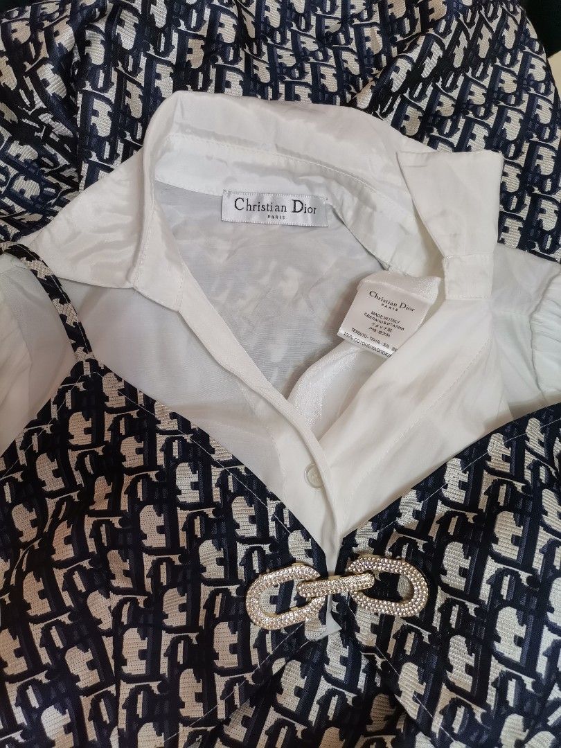 Vintage dior monogram dress hot sale