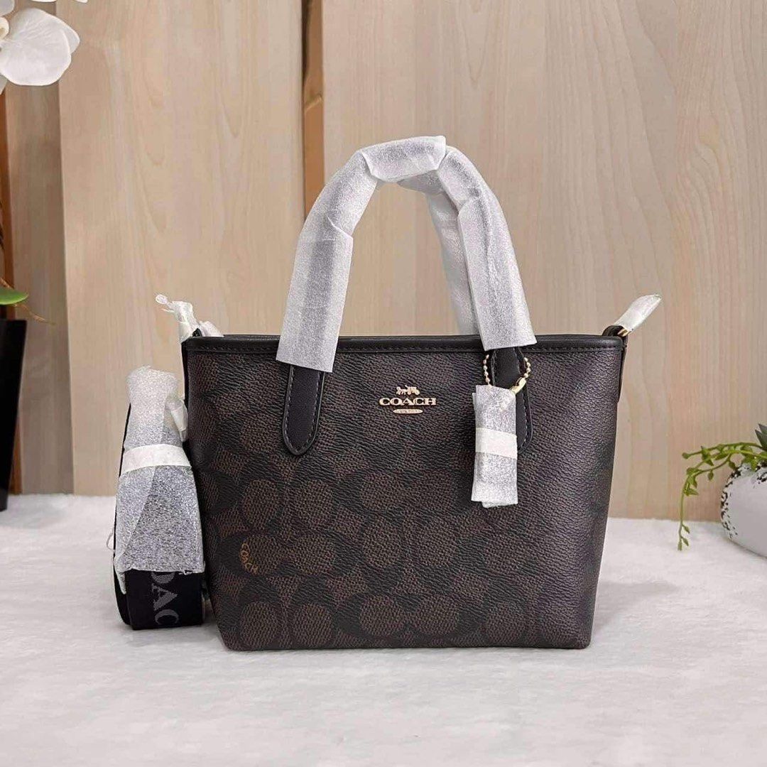 Coach City Mini Tote (Category: Luxury Bags & Wallets) located in Rizal. Submitted by LuxbyMarifrance (Listing ID 1338243797, Image 1). Description: 🏷️ 2,100 only + SF 🧳 Coach CITY MINI TOTE BAG 📏 6” (L) x 5 1/2” (H) x 3 1/2” 📌 with dust bag, paper bag and care card ✨All trademarks, logos and brand names are reserved and property of the original brand owners. #coachph #authenticqualitybagsph #authenticqualitybags #lowestpriceguaranteed #cochf