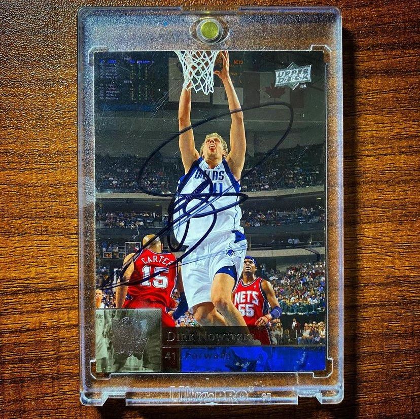 Dirk Nowitzki Autographed Card (Category: Raw Singles) located in Pasig City. Submitted by lumangkamisa (Listing ID 1338179344, Image 1). Description: Signed During the Fiba World Cup Draw.