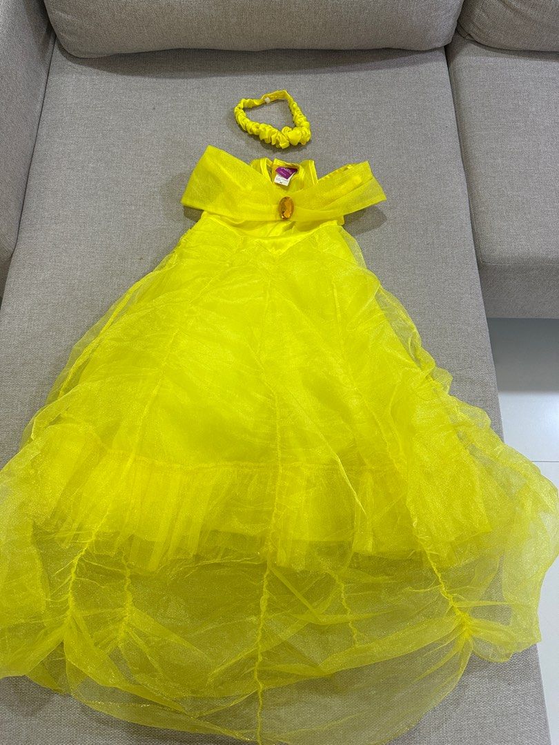 Disney Princess Belle Costume (Category: Babies & Kids Fashion) located in Quezon City. Submitted by cruzstephieee (Listing ID 1338162145, Image 1). Description: Disney Princess Belle/Beauty and the Beast Costume for 3-4 years old used ONCE, lost the gloves original price: 2,499 .