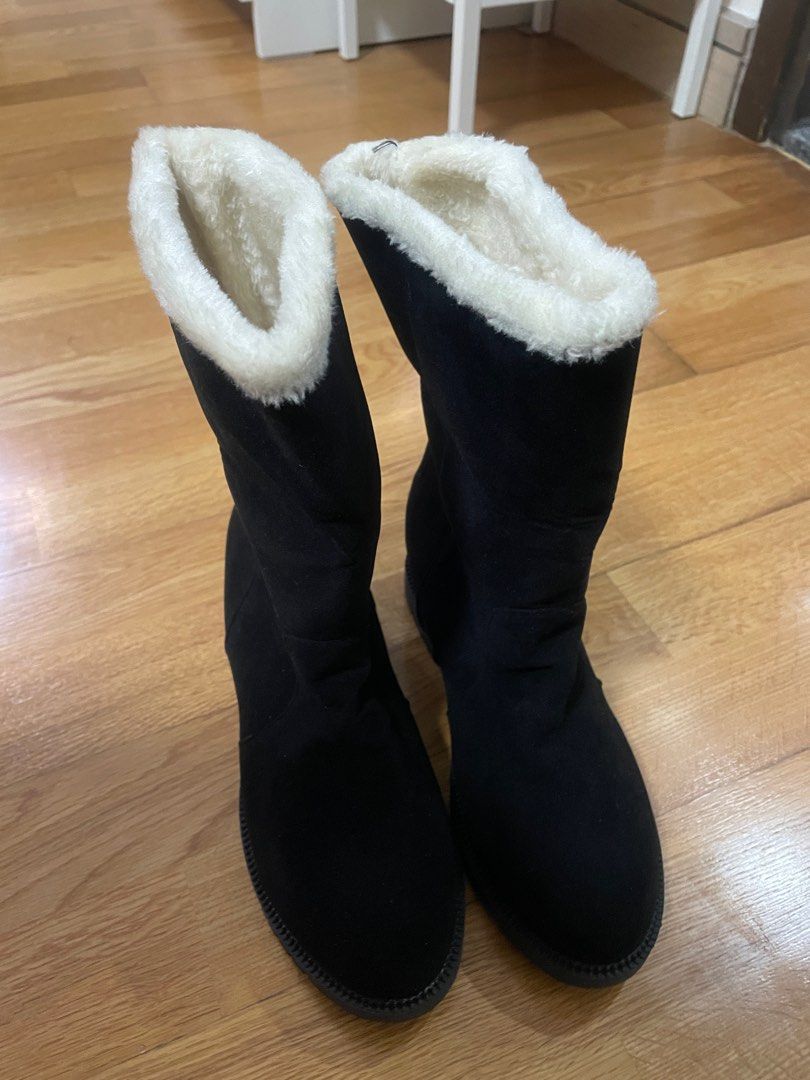 Womens fluffy winter boots top
