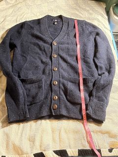 GAP 寶藍色扣鈕冷衫 Sweater navy blue64165158141186110