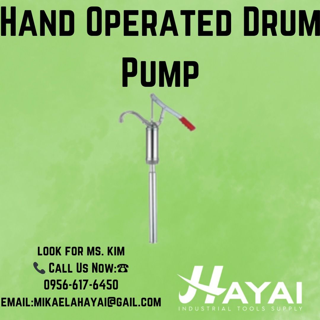 Hand Operated Drum Pump, Commercial & Industrial, Construction Tools ...