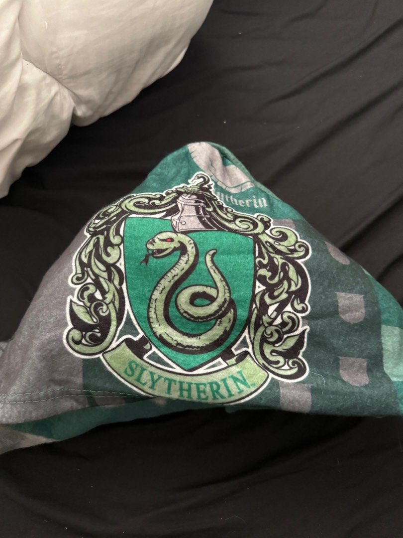 Harry Potter Slytherin hooded blanket Home Furniture Others on Carousell
