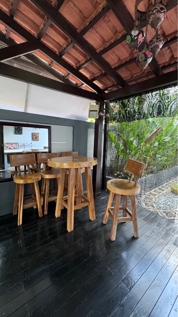 High Rise long leg chairs and Table Set, Furniture & Home Living ...