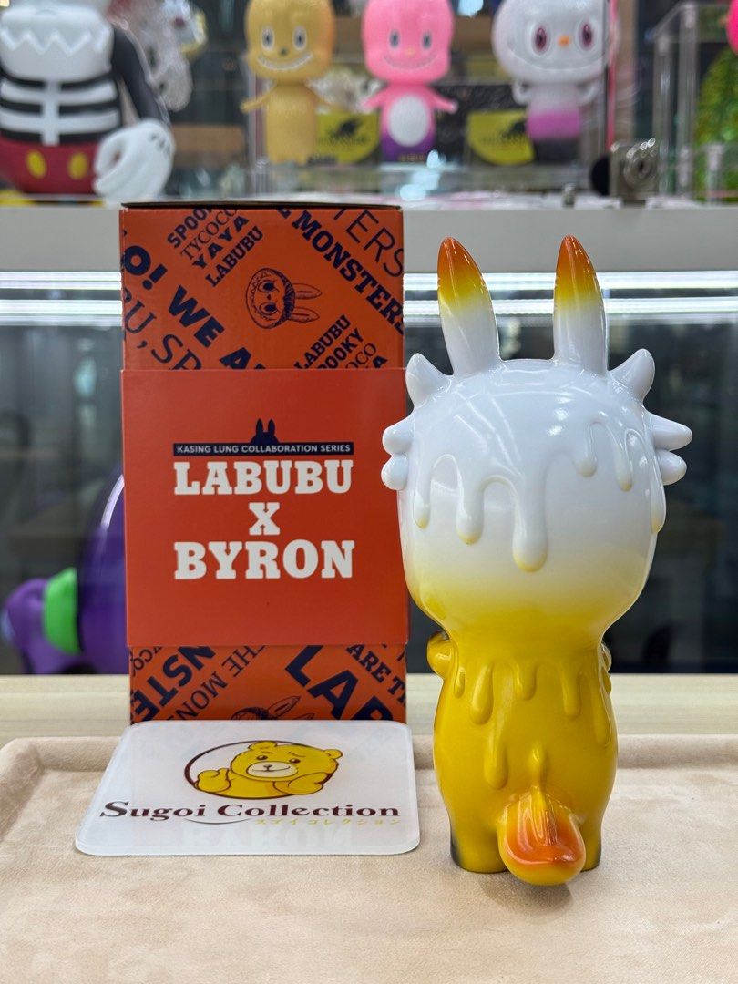 Pre-Order] How2Work x Labubu Byron yellow ver., Hobbies