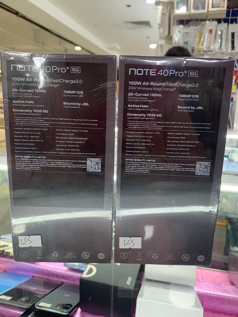 infinix Note 40 Pro plus 5g (24/256gb) (Category: Android Others) located in Manila. Submitted by arzillah (Listing ID 1338263632, Image 3). Description: Infinix Note 40 Pro Plus 5g 256gb rom 24gb rqm Factory unlock Dual sim Brand New (Sealed) Open for COD/COP + SF Manila area (sameday delivery) Province area (via LBC) required DP to avoid cancellations Physical store: Greenhills Shopping Center, 2ndfloor Contact#: 09482217224 Page: Arzillah Gadg