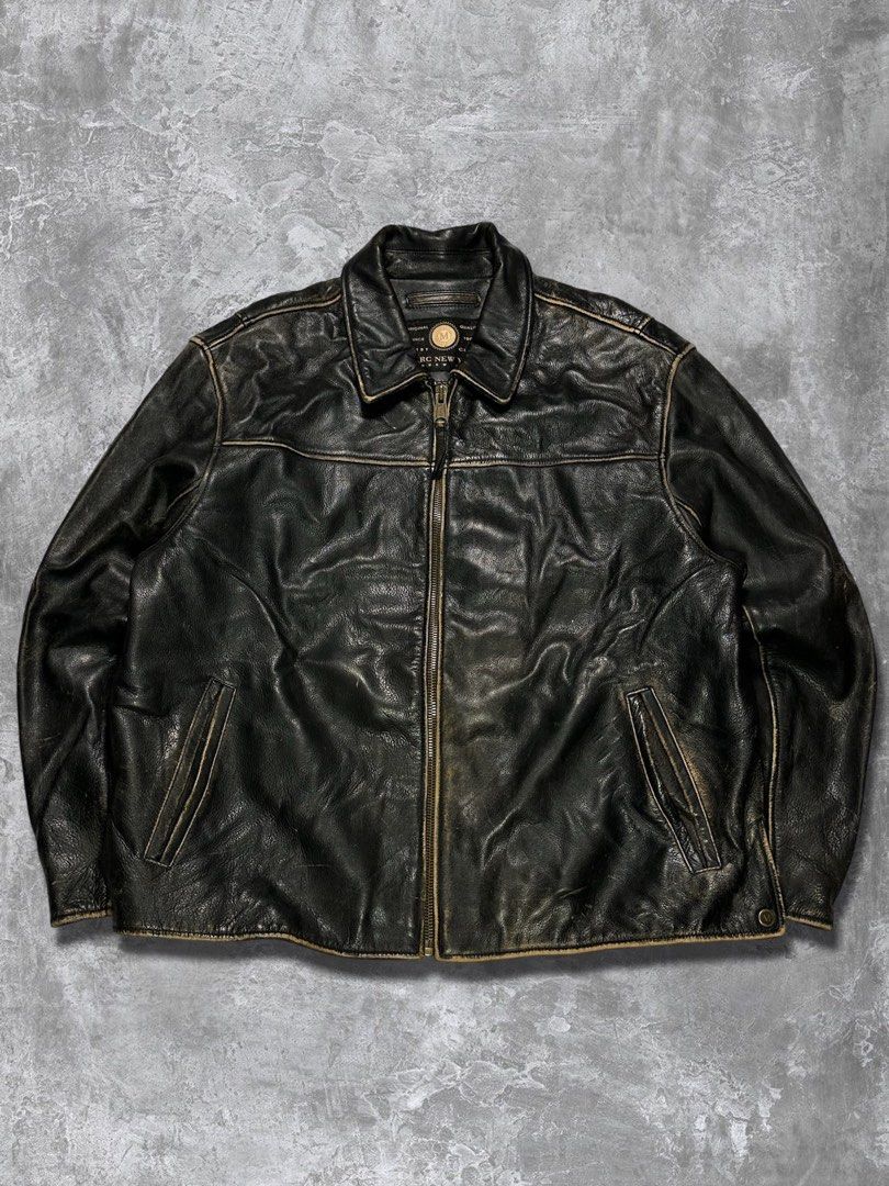 Vintage andrew marc leather jacket discount