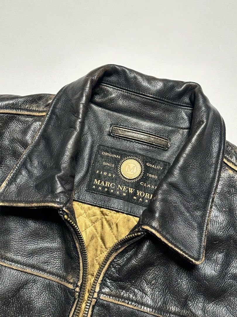Luxury Vintage Andrew Marc new york Leather Jacket