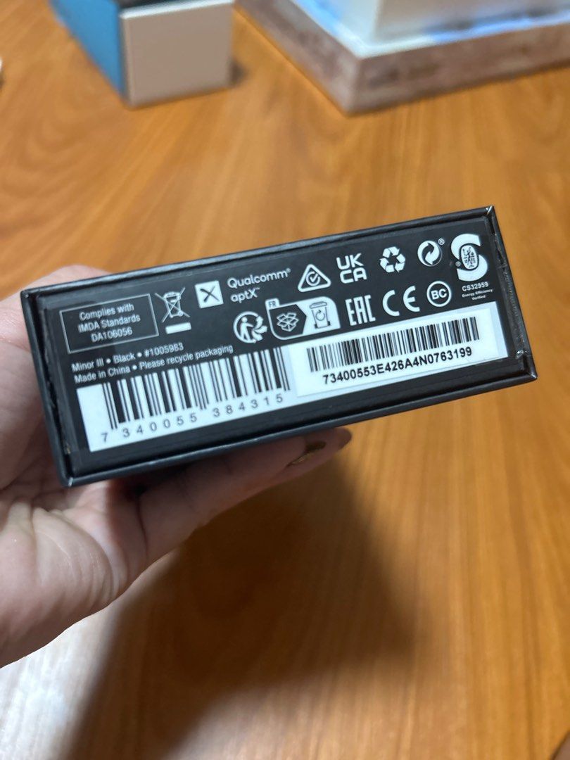 Original MARSHALL box only (Category: Earphones) located in Marikina City. Submitted by ashley_closet (Listing ID 1338210396, Image 3). Description: Original Brandnew Marshall box only.