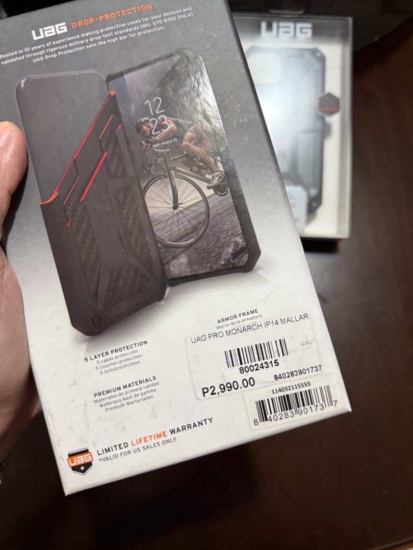 Original UAG Monarch Pro Case for iPhone 13 / 14 (Category: Cases & Sleeves) located in Manila. Submitted by razelysonn (Listing ID 1338151429, Image 2). Description: Brand new Original Fixed price below srp already :) .