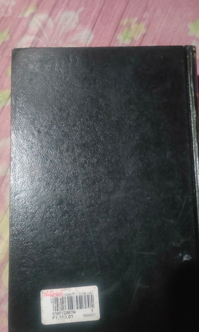Philippine Constitutional Law (Category: Textbooks) located in Manila. Submitted by riovidalsgf (Listing ID 1338182909, Image 3). Description: Pm me for more questions.