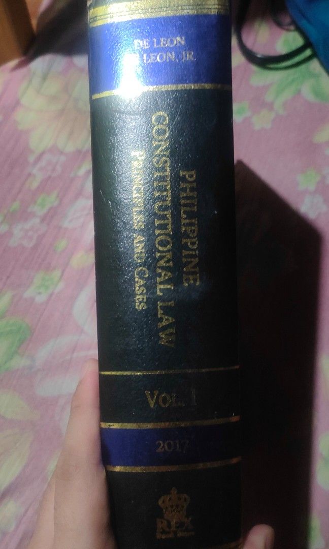 Philippine Constitutional Law (Category: Textbooks) located in Manila. Submitted by riovidalsgf (Listing ID 1338182909, Image 2). Description: Pm me for more questions.