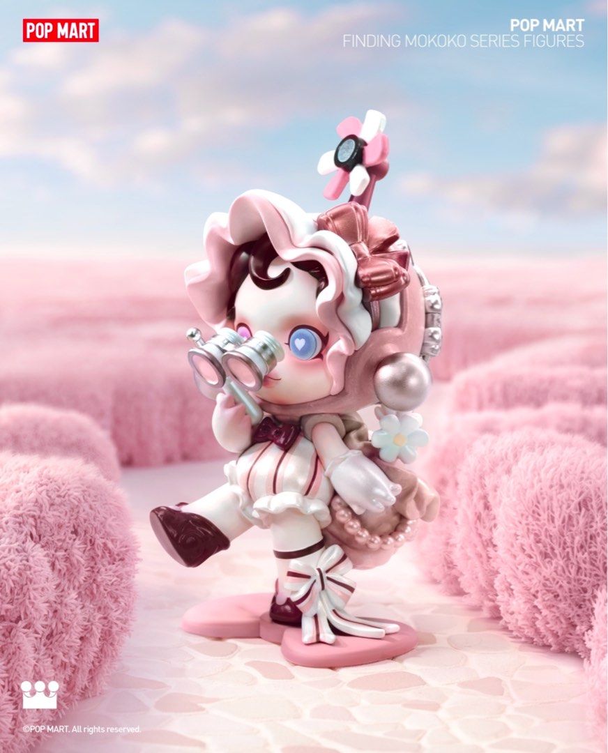 Popmart Finding Mokoko series Seen Her Skullpanda, Hobbies