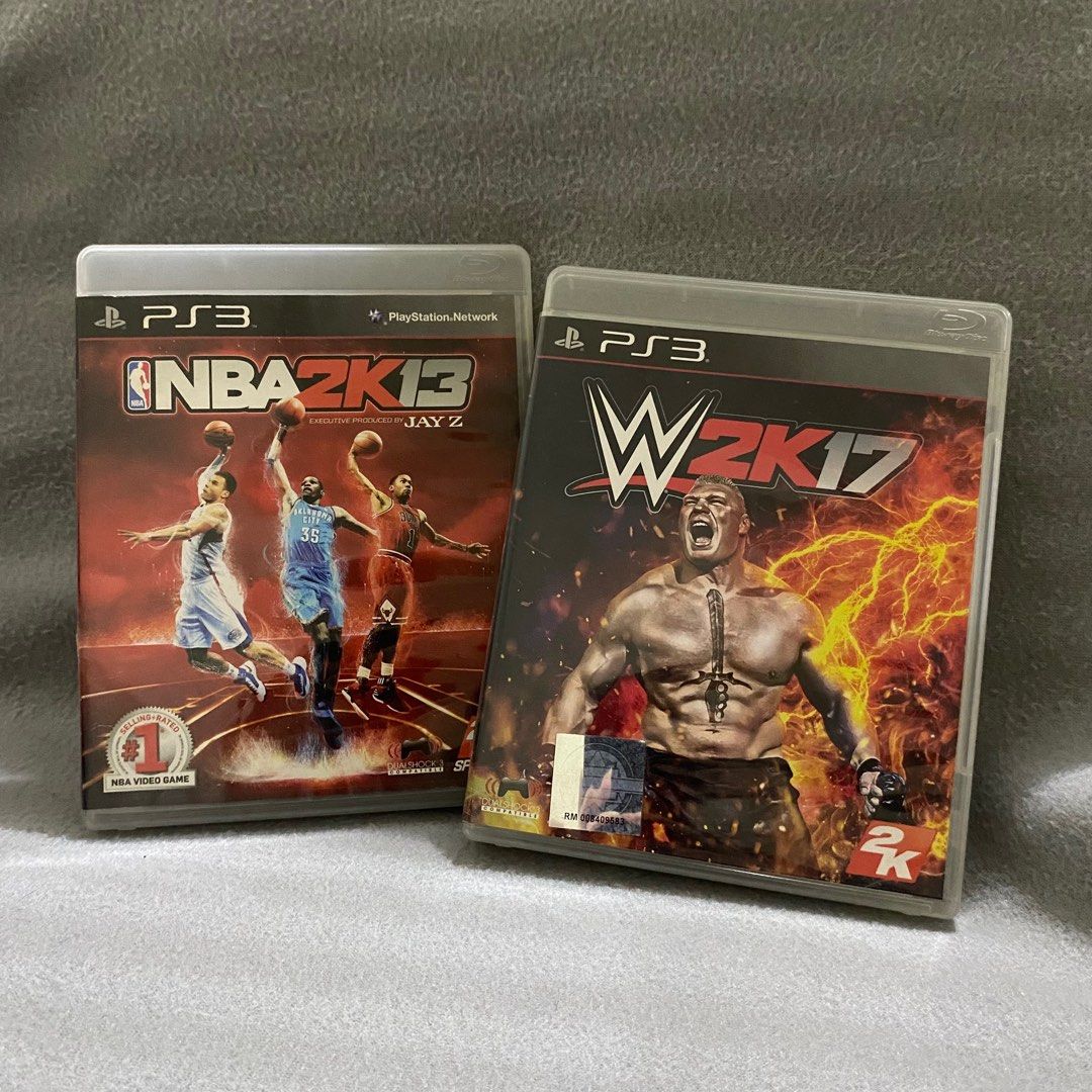PS3 WWE 2K17 with FREE NBA 2K13 (Category: PlayStation) located in Pasig City. Submitted by suzybany (Listing ID 1338182496, Image 1). Description: .