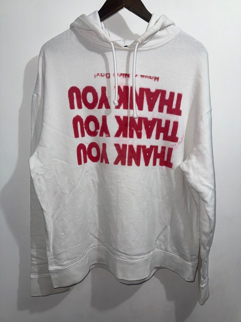 Raf simons thank you hoodie discount