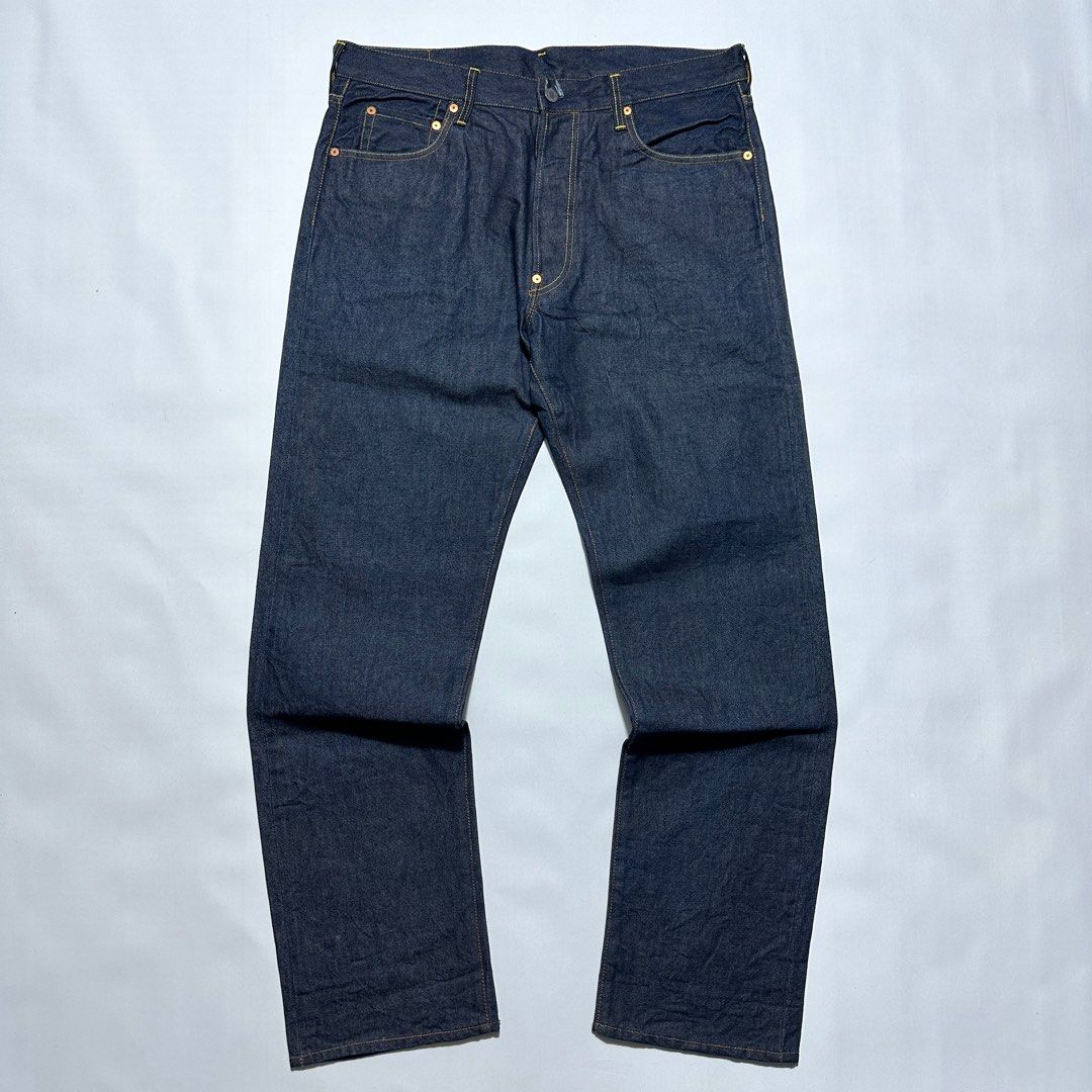 Rare Vintage Evisu No.02 Fisherman Logo Selvedge Denim Jeans Men s Fashion Bottoms Jeans on Carousell