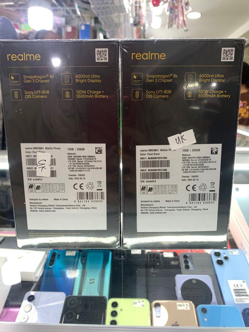 Realme GT6 (12/256gb) (Category: Realme) located in Manila. Submitted by arzillah (Listing ID 1338265392, Image 3). Description: Realme GT6 256gb rom 12gb ram Factory unlock Dual sim Brand New (Sealed) Open for COD/COP + SF Manila area (sameday delivery) Province area (via LBC) required DP to avoid cancellations Physical store: Greenhills Shopping Center, 2ndfloor Contact#: 09482217224 Page: Arzillah Gadgets Shop Fb: Princess Arzillah.