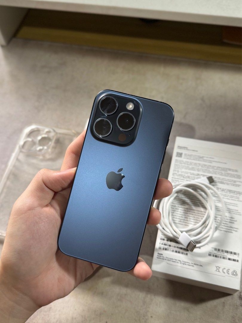 [RUSH SALE LOWEST] iPhone 15 Pro Blue Titanium 128GB NTC Local Variant ...
