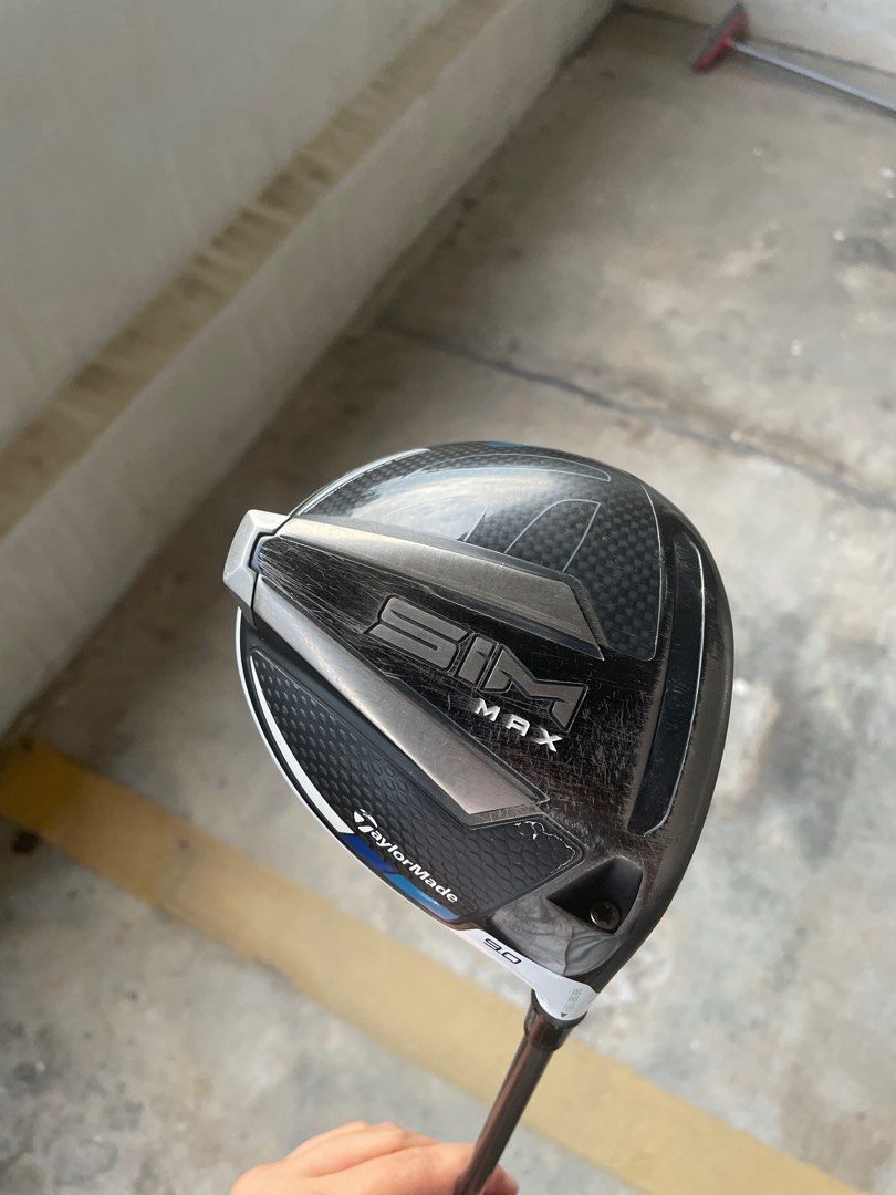 TaylorMade SIM MAX Driver 2020 9° Stiff 45.75in Driver RH TENSEI BLUE