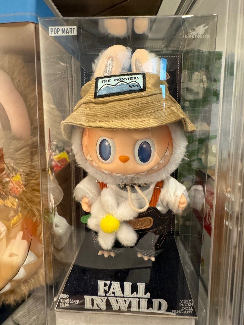 THE MONSTERS 春天野在家系列- 搪膠毛絨公仔掛件Labubu小春野Popmart