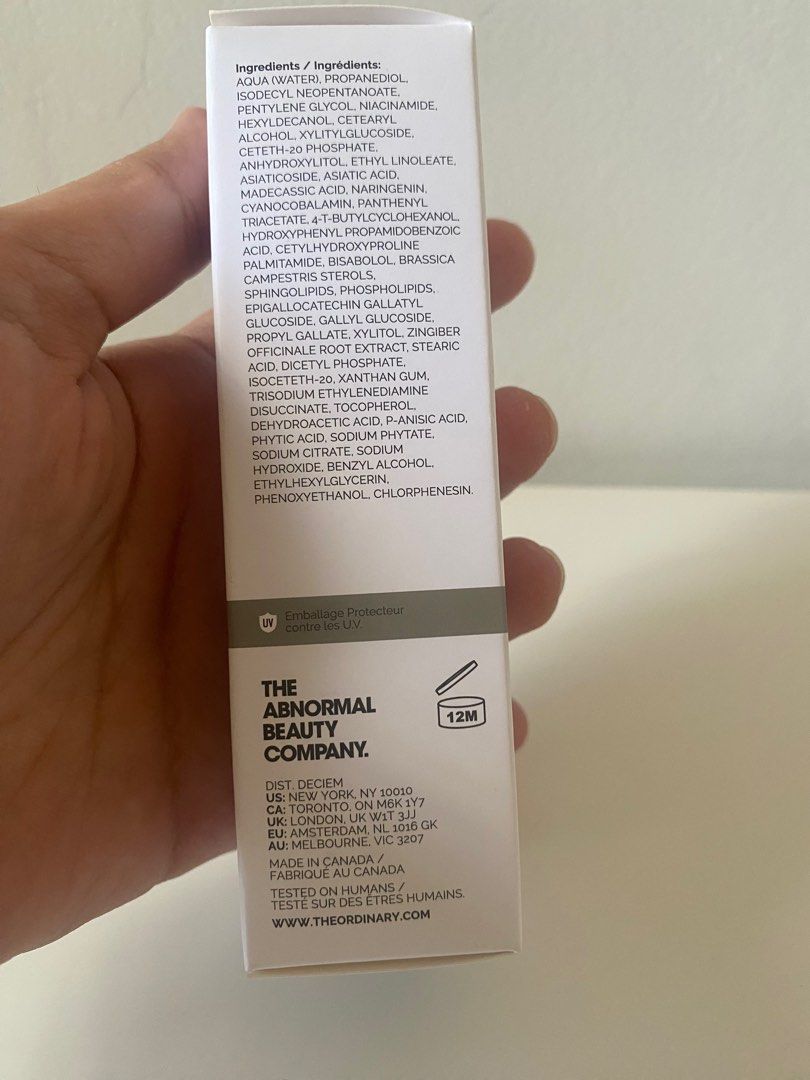The Ordinary Soothing & Barrier Support Serum 30ml (Category: Face Care) located in Bacoor. Submitted by hallumae (Listing ID 1338148668, Image 3). Description: Bought in Sephora, Las Vegas last June 2024 Guaranteed authentic I still have the receipt lol RFS: Extra stock.