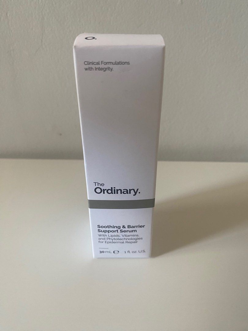 The Ordinary Soothing & Barrier Support Serum 30ml (Category: Face Care) located in Bacoor. Submitted by hallumae (Listing ID 1338148668, Image 1). Description: Bought in Sephora, Las Vegas last June 2024 Guaranteed authentic I still have the receipt lol RFS: Extra stock.