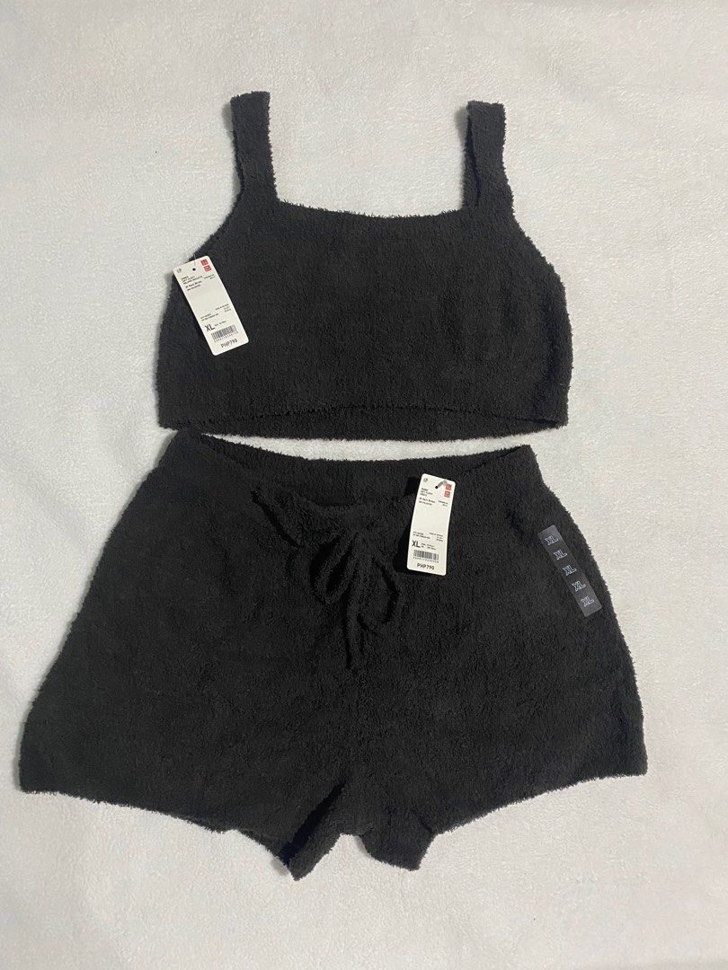 Uniqlo Fluffy Bralette and Shorts (Category: Sets or Coordinates) located in Pateros City. Submitted by suijionrandom (Listing ID 1338212331, Image 1). Description: Uniqlo Soft Fluffy Relaxed Bralette and Shorts (Set) Dark Brown Size: XL Brand new / Unused.