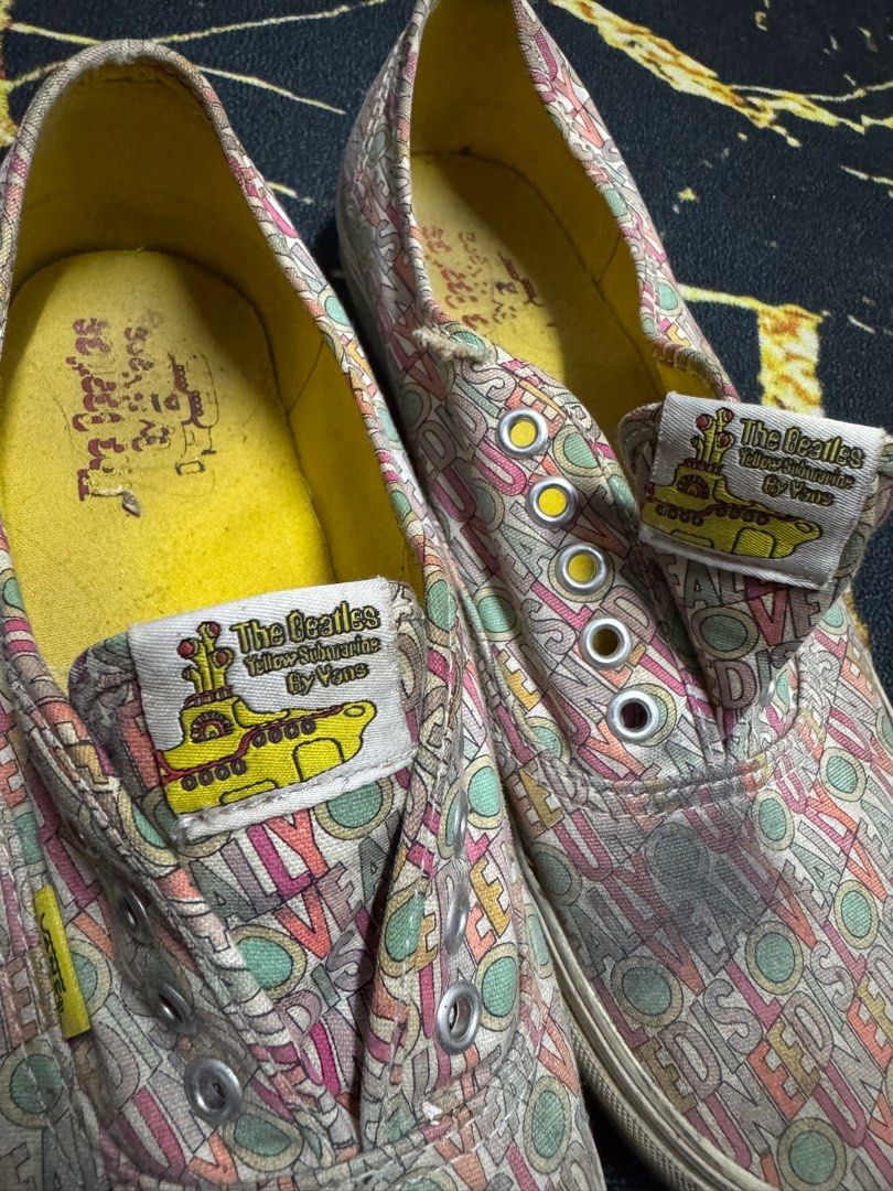 Vans x The Beatles all you need is love Men s Fashion Footwear Sneakers on Carousell