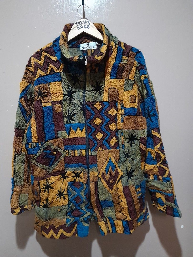 Vintage aztec jacket outlet