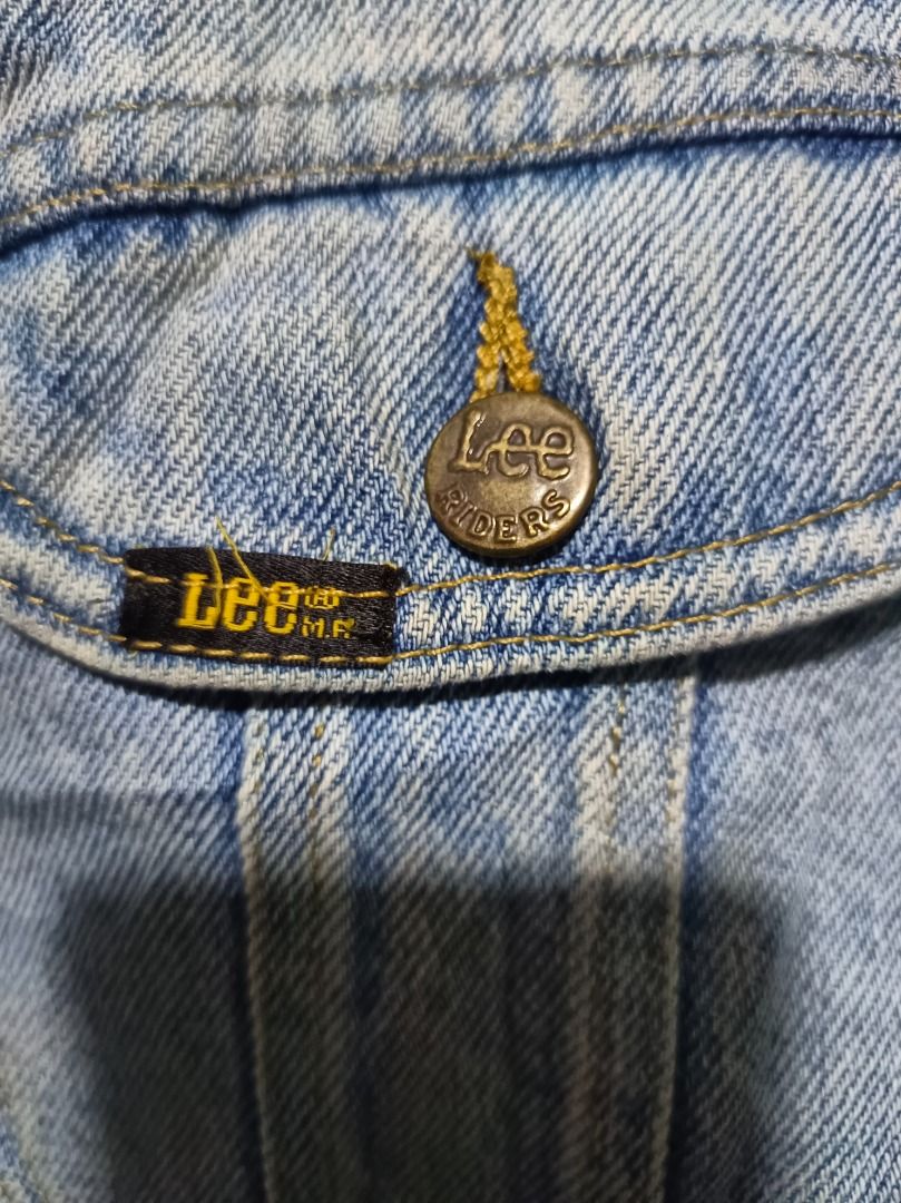 Vintage Lee Riders Denim Jacket (Category: Coats, Jackets and Outerwear) located in Imus. Submitted by thrift.maulas (Listing ID 1338123976, Image 2). Description: -Size: XL • 24.5" pit to pit • 26.5" collar to hem -Condition: Good Condition -Needs Hard Wash -Issue None -Color Rate: 9/10 Please check before purchase . -please view all of the pictures. They will serve as the best description as to overall condition -Offer me with your best and rea