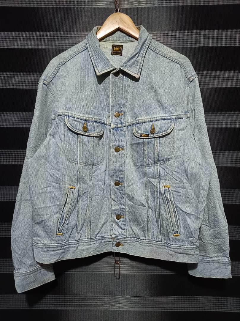 90'S Lee Riders Embroidered Denim Jacket G-Jean Men's XL Vintage /eaa512483