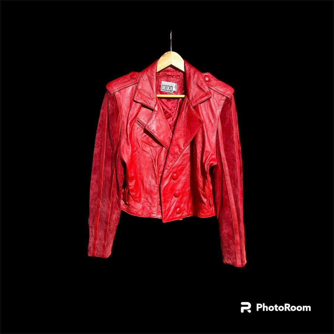 Vintage biker leather jacket outlet