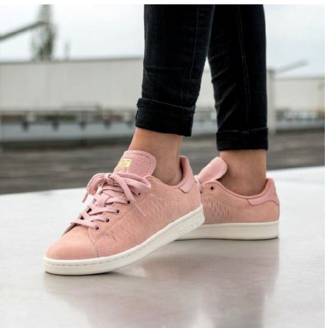 Adidas Originals Stan Smith Sneakers in Coral Haze Women s Fashion Footwear Sneakers on Carousell