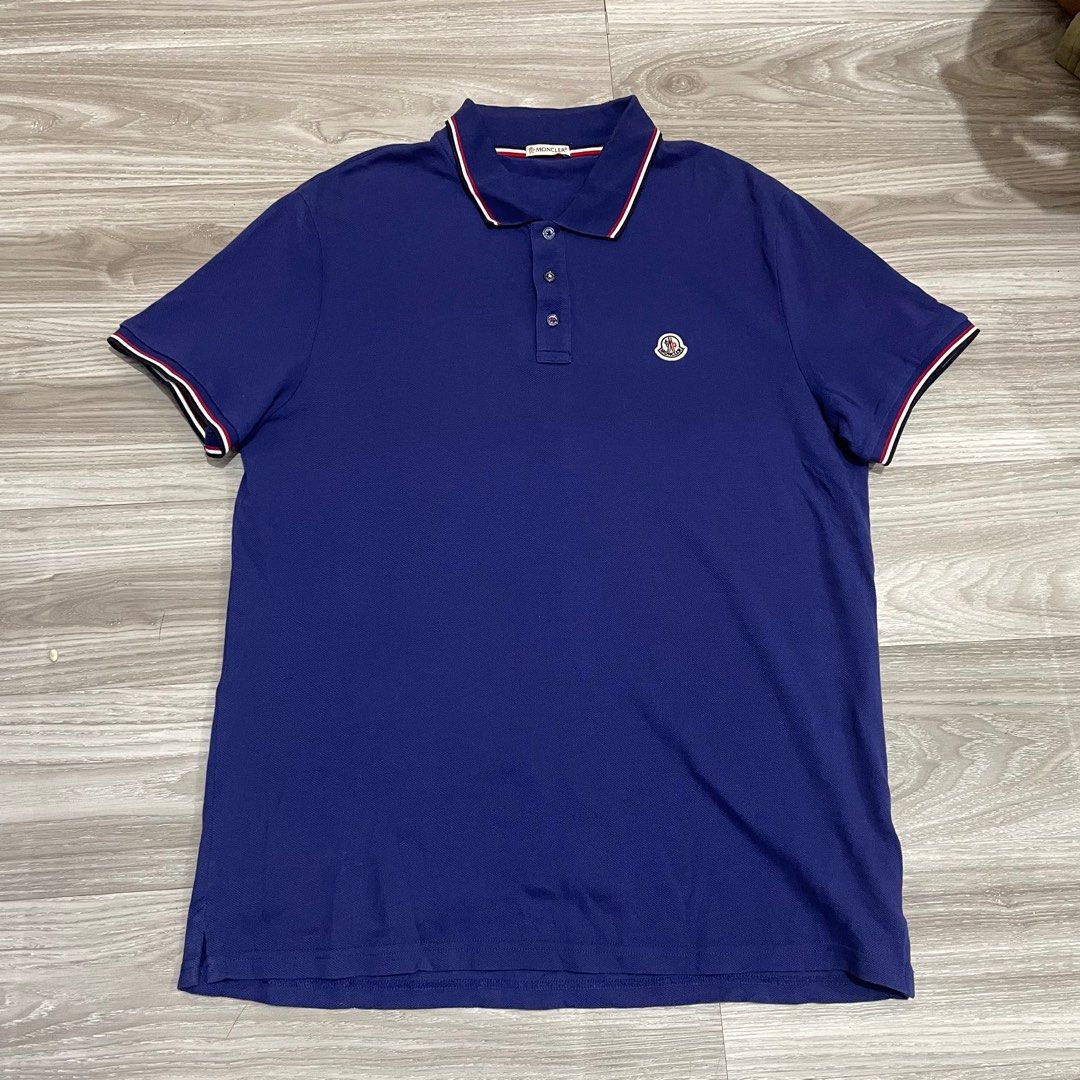 Purple moncler polo shop